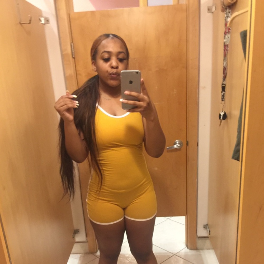 Yellow jumpsuit